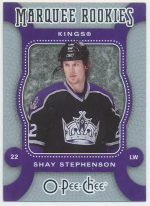 2007-08 O-PEE-CHEE - SHAY STEPHENSON #555 MARQUEE ROOKIE