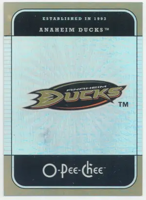 2007-08 O-PEE-CHEE - ANAHEIM DUCKS #CL1 CHECKLIST