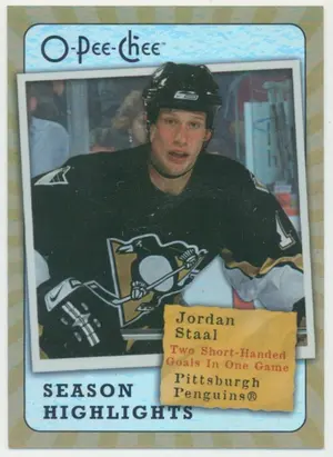 2007-08 O-PEE-CHEE - JORDAN STAAL #SH20 SEASON HIGHLIGHTS