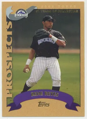 2002 Topps Traded - Rene Reyes #T115 Gold Parallel 513/2002