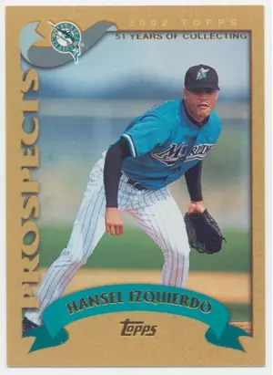 2002 Topps Traded - Hansel Izquierdo #T232 Gold Parallel 553/2002