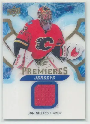 2017-18 UPPER DECK ICE - JON GILLIES #IPJ-JG ICE PREMIERES JERSEYS