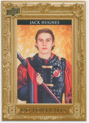 2023-24 UPPER DECK - JACK HUGHES #P52 UD PORTRAITS