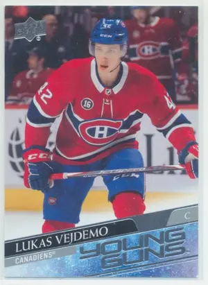 2020-21 UPPER DECK - LUKAS VEJDEMO #490 YOUNG GUNS