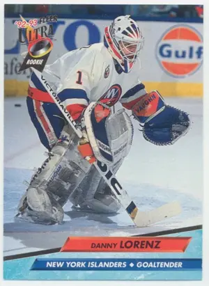 1992-93 FLEER ULTRA - DANNY LORENZ #345 ROOKIE