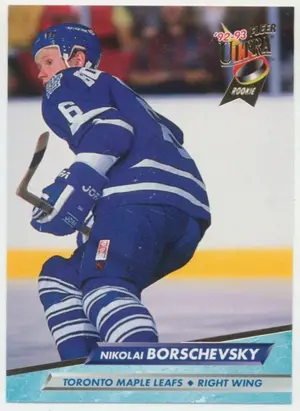 1992-93 FLEER ULTRA - NIKOLAI BORSCHEVSKY #418 ROOKIE