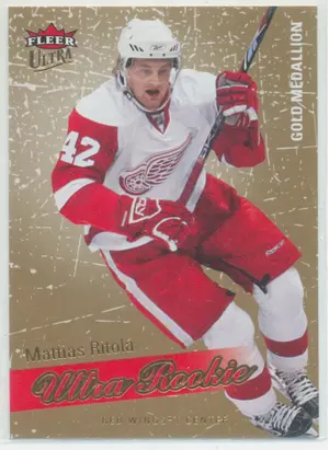 2008-09 FLEER ULTRA - MATTIAS RITOLA #226 ROOKIE GOLD MEDALLION