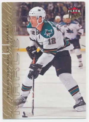 2009-10 FLEER ULTRA - PATRICK MARLEAU #123 GOLD MEDALLION