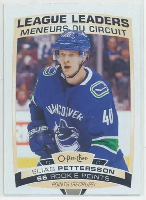 2019-20 O-PEE-CHEE - ELIAS PETTERSSON #590 LEAGUE LEADERS