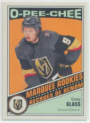 2019-20 O-PEE-CHEE - CODY GLASS #642 MARQUEE ROOKIES RETRO