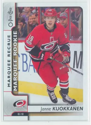 2017-18 O-PEE-CHEE - JANNE KUOKKANEN #631 MARQUEE ROOKIE