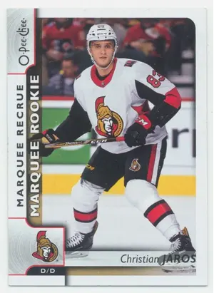 2017-18 O-PEE-CHEE - CHRISTIAN JAROS #638 MARQUEE ROOKIE