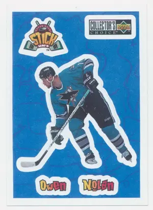 1996-97 COLLECTOR'S CHOICE - OWEN NOLAN #S25 STICK UMS