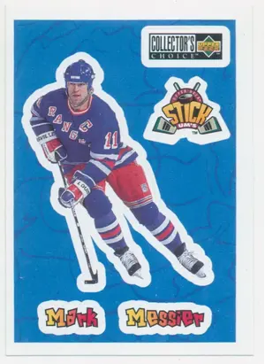 1996-97 COLLECTOR'S CHOICE - MARK MESSIER #S10 STICK UMS