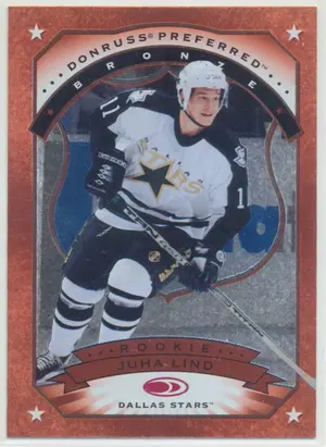 1997-98 DONRUSS PREFERRED - JUHA LIND #164 BRONZE ROOKIE