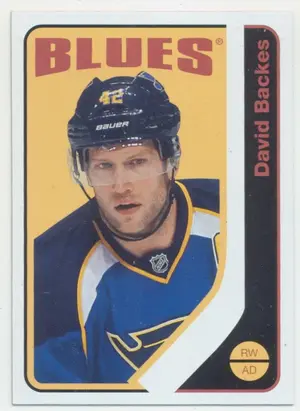 2014-15 O-PEE-CHEE - DAVID BACKES #393 RETRO