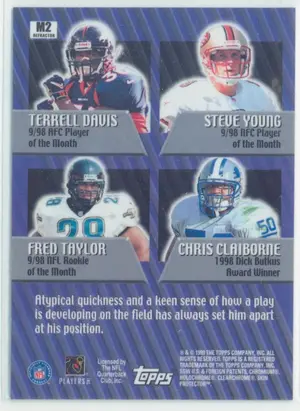 1999 Topps Chrome Steve Young Mystery Chrome Refractor #M2