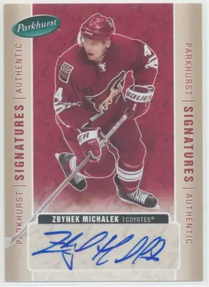2005-06 PARKHURST - ZBYNEK MICHALEK #ZM SIGNATURES