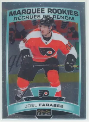 2019-20 O-PEE-CHEE PLATINUM - JOEL FARABEE #182 MARQUEE ROOKIES