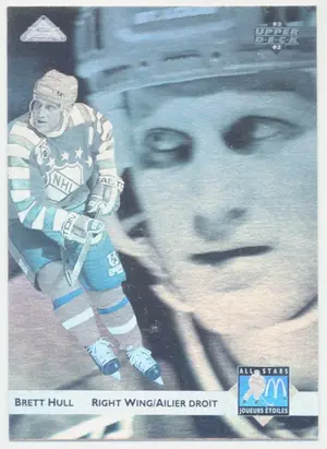 1992-93 McDONALD'S - BRETT HULL #McH-02 HOLOGRAMS