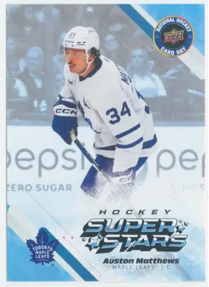 2023 NATIONAL HOCKEY CARD DAY CANADA - AUSTON MATTHEWS #NHCD-15 HOCKEY SUPER STARS