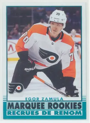 2020-21 O-PEE-CHEE - EGOR ZAMULA #617 MARQUEE ROOKIES RETRO