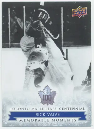2017 TORONTO MAPLE LEAFS CENTENNIAL - RICK VAIVE #186 MEMORABLE MOMENTS SP!