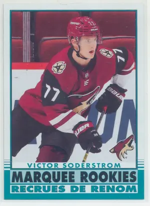 2020-21 O-PEE-CHEE - VICTOR SODERSTROM #636 MARQUEE ROOKIES RETRO