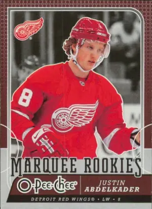2008-09 O-PEE-CHEE - JUSTIN ABDELKADER #534 MARQUEE ROOKIES