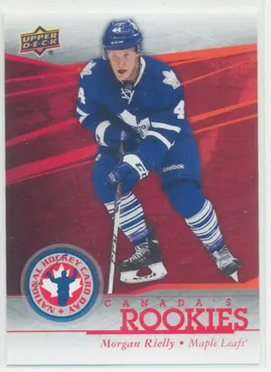 2014 NATIONAL HOCKEY CARD DAY CANADA - MORGAN RIELLY #NHCD5 CANADA'S ROOKIES