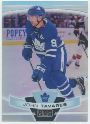 2019-20 O-PEE-CHEE PLATINUM - JOHN TAVARES #65 RAINBOW