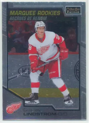 2020-21 O-PEE-CHEE PLATINUM - GUSTAV LINDSTROM #182 MARQUEE ROOKIES