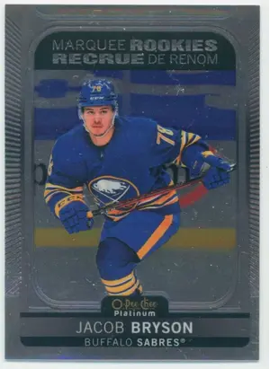 2021-22 O-PEE-CHEE PLATINUM - JACOB BRYSON #221 MARQUEE ROOKIES