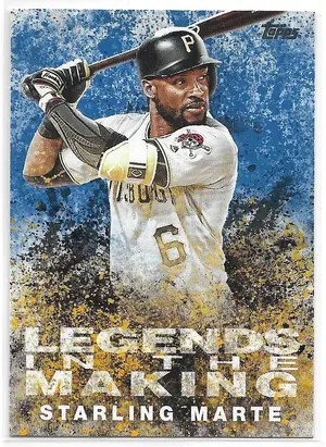 2018 Topps Update Legends in the Making Blue #LITM-7 Starling Marte