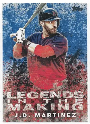 2018 Topps Update Legends in the Making Blue #LITM-18 J.D. Martinez