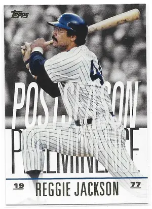 2018 Topps Update Postseason Preeminence #PO-10 Reggie Jackson