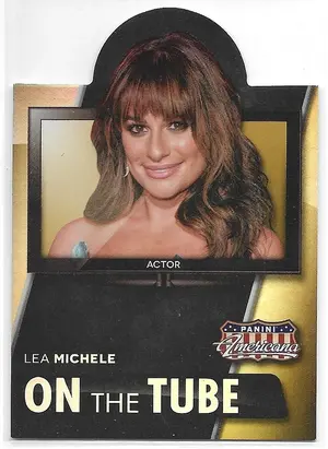 2015 Panini Americana On The Tube Modern Gold #46 Lea Michele