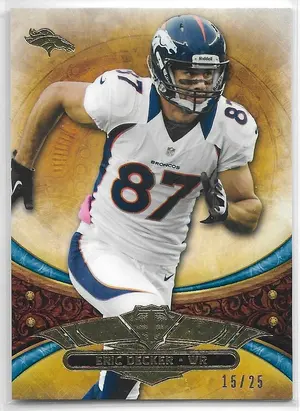 2013 Topps Triple Threads Sapphire #66 Eric Decker (15/25)