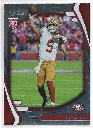 2021 Absolute #103 Trey Lance RC