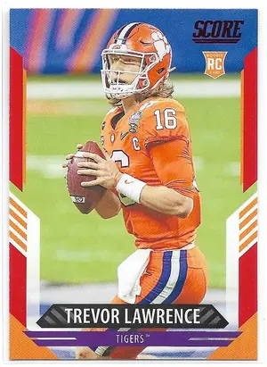2021 Score Red #301 Trevor Lawrence