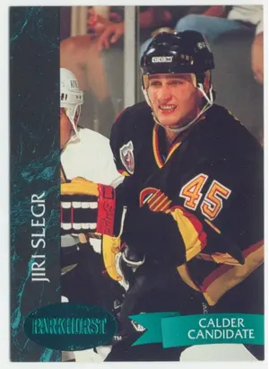 1992-93 PARKHURST - JIRI SLEGR #196 EMERALD ICE