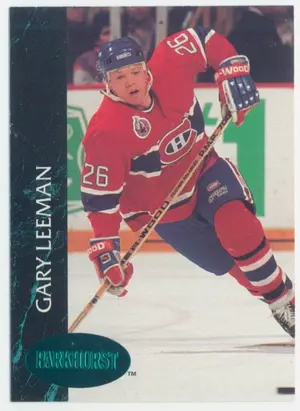 1992-93 PARKHURST - GARY LEEMAN #323 EMERALD ICE