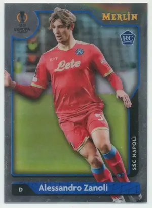 2021-22 Topps Merlin Collection Chrome UCL - Alessandro Zanoli #2 Rookie