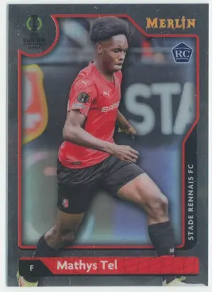 2021-22 Topps Merlin Collection Chrome UCL - Mathys Tel #22 Rookie