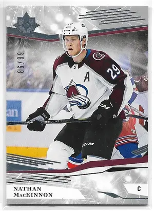 2017-18 Ultimate Collection #15 Nathan MacKinnon (86/99)