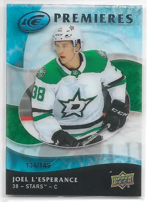 2019-20 Ice Retro #39 Joel L'Esperance (Ice Premieres) (136/149)