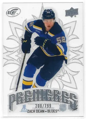 2024-25 Ice #200 Zach Dean (Ice Premieres) (208/799)