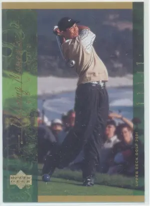 2001 Upper Deck - Tiger Woods #124 Defining Moments