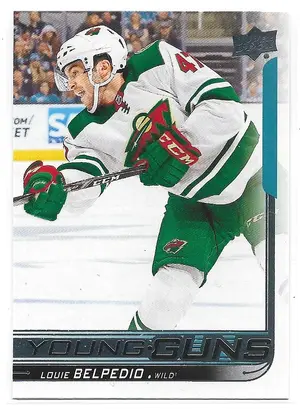 2018-19 Upper Deck #211 Louie Belpedio RC (Young Guns)