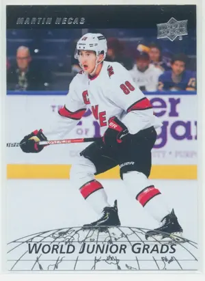2022-23 UPPER DECK - MARTIN NECAS #WG-19 WORLD JUNIOR GRADS